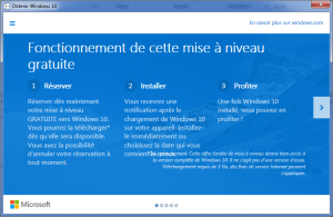 Lire la suite à propos de l’article Mise à jour automatique et gratuite vers Windows 10