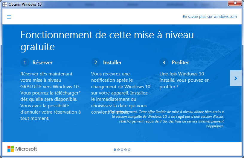 You are currently viewing Mise à jour automatique et gratuite vers Windows 10