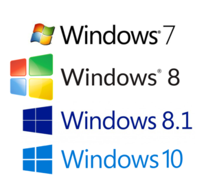 Evolution Versions Window W7 W8 W8.1 W10