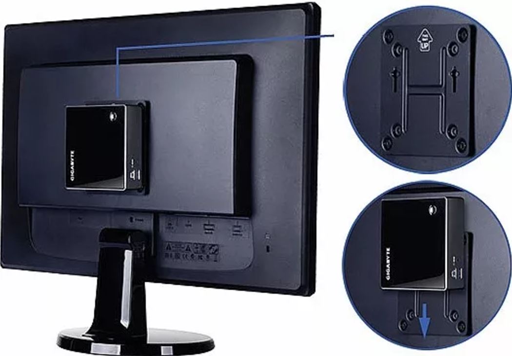 Staffa Di Montaggio VESA Per NUC/Client Sottili O Docking Station Per