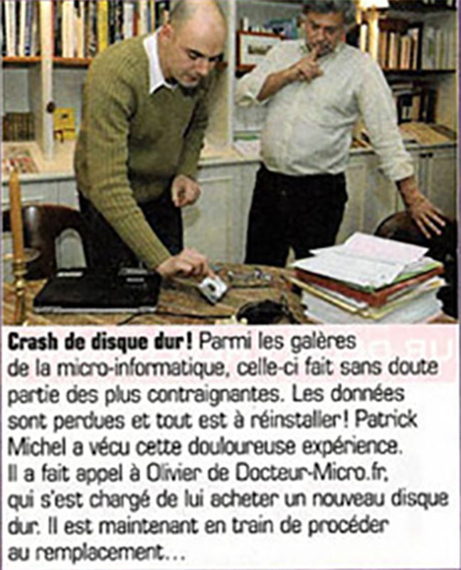 Docteur Micro article de presse