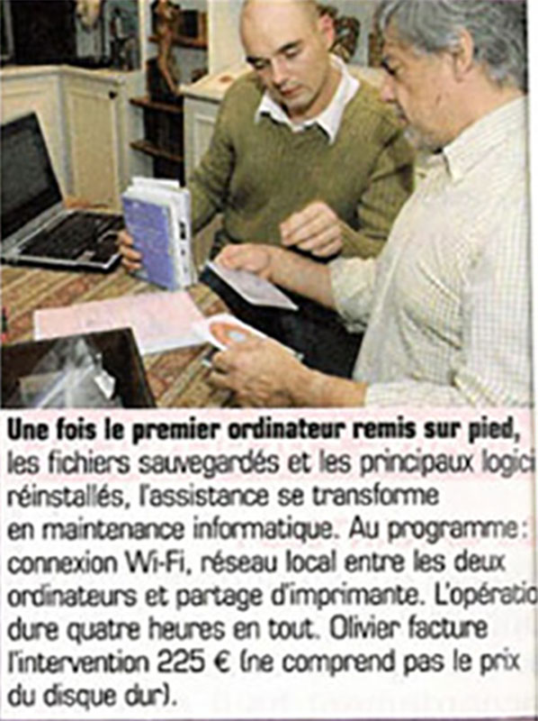 Docteur Micro dans les journaux