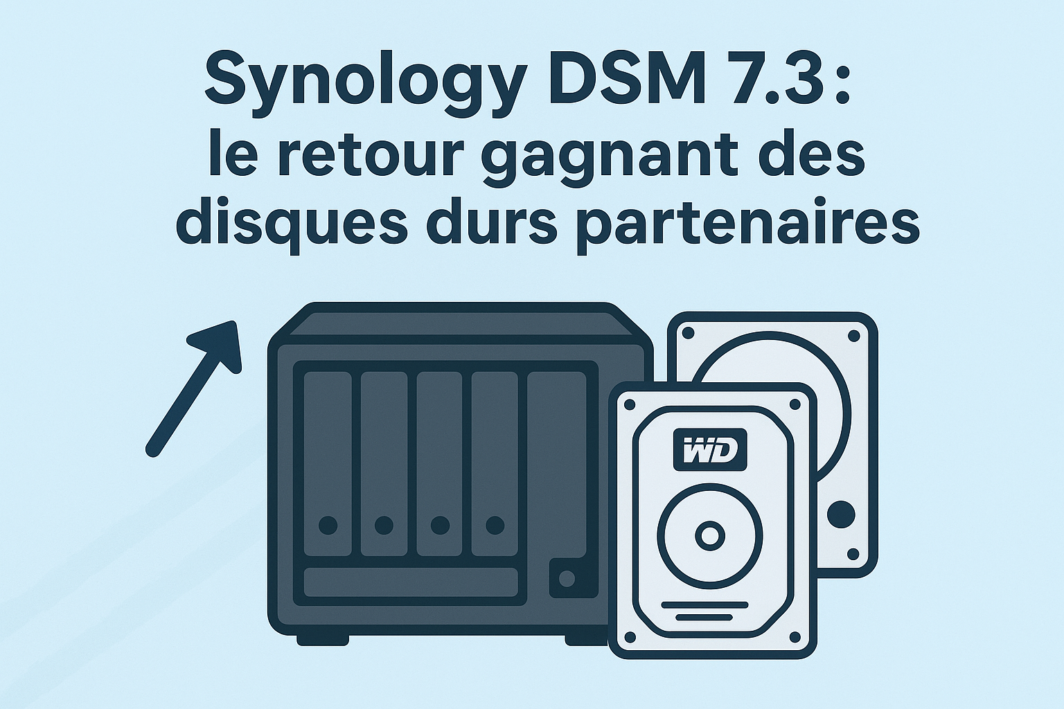 Synology DSM 7.3 : le retour gagnant des disques durs partenaires